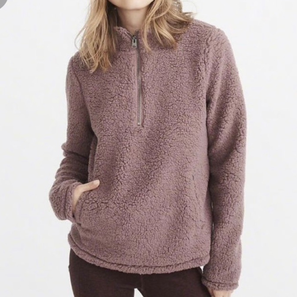 Mauve Sherpa Pullover